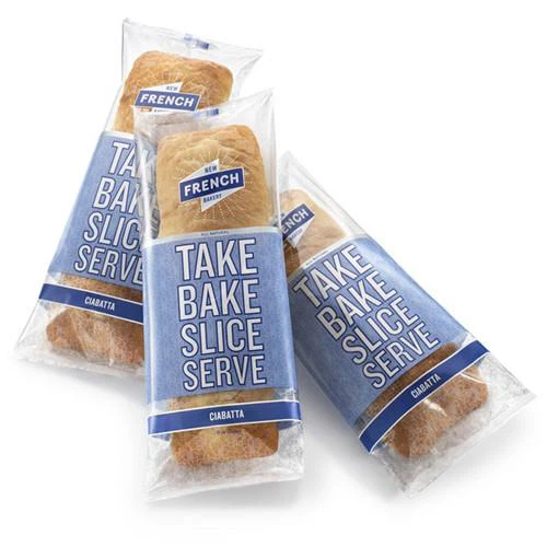 Bakery Frence Bread Horizontal Flow Wrapping Machine